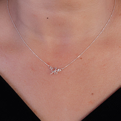 Gargantilha de Prata Fé - 64658