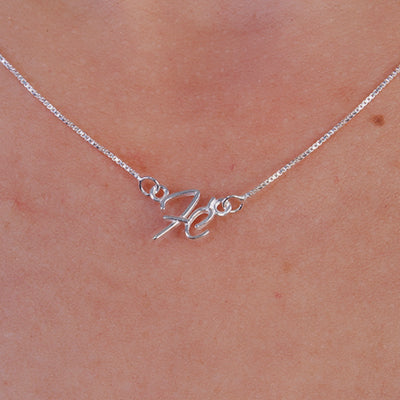 Gargantilha de Prata Fé - 64658