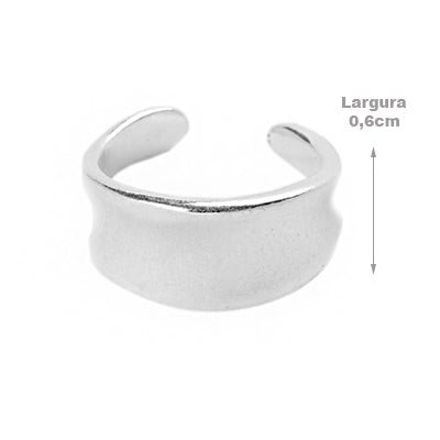 Piercing de Prata Pressão para Orelha - 64699
