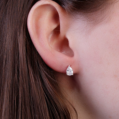 Brinco de Prata com Zircônia - 64702