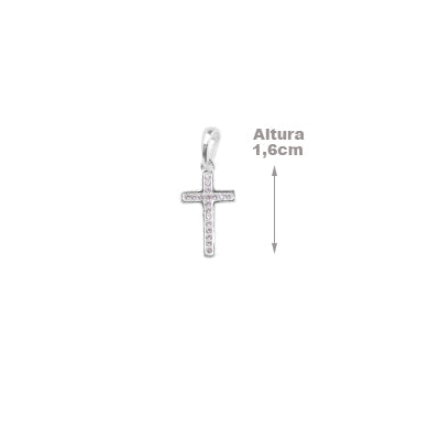 Pingente de Prata Cruz - 64710