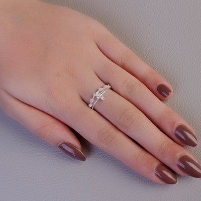 Anel de Prata Borboleta - 64714