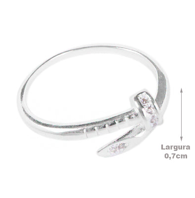 Anel de Prata Prego - 64728