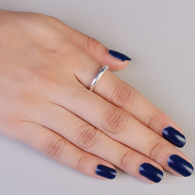 Anel de Prata Liso - 64736