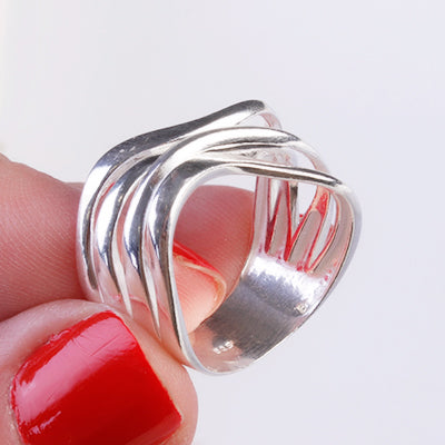 Anel de Prata Liso - 64756