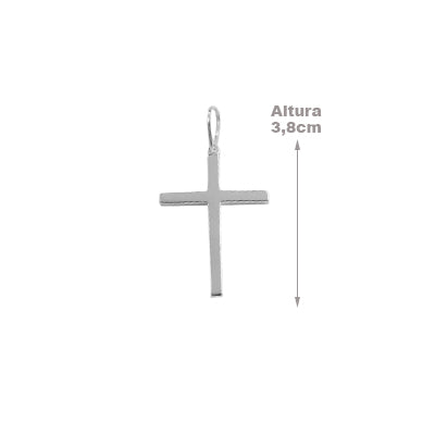 Pingente de Prata Cruz - 64767
