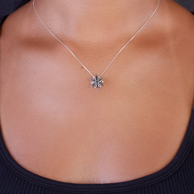 Gargantilha de Prata Estrela - 64830