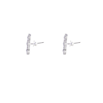 Brinco de Prata Contorno de Orelha (Ear Cuff) - 64942