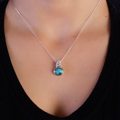 Pingente de Prata com Pedras - 64951