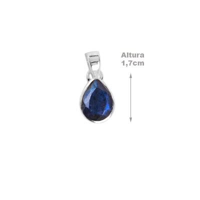 Pingente de Prata com Labradorita - 64964