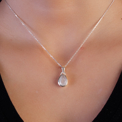 Pingente de Prata com Pedra da Lua - 64967