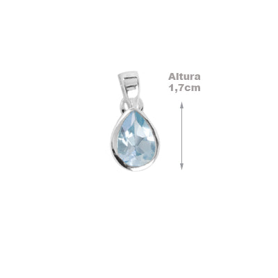 Pingente de Prata com Topázio - 64968