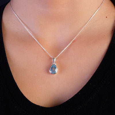 Pingente de Prata com Topázio - 64968