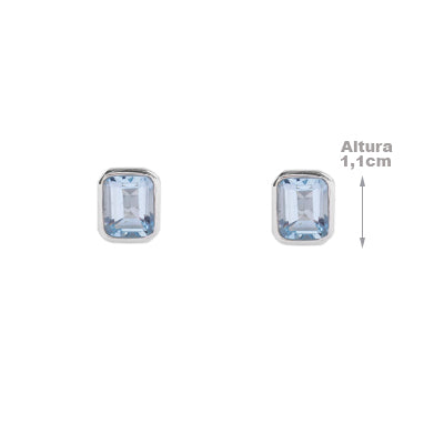 Brinco de Prata com Topázio - 64976