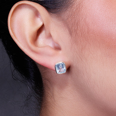 Brinco de Prata com Topázio - 64976