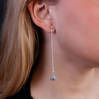 Brinco de Prata Flor - 64978