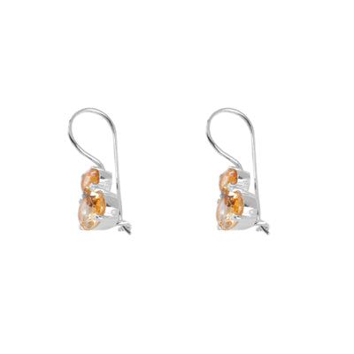 Brinco de Prata com Citrino - 64984