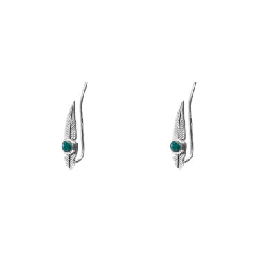 Brinco de Prata Esmeralda (Ear Cuff) - 64996