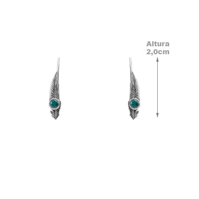 Brinco de Prata Esmeralda (Ear Cuff) - 64996