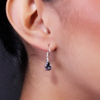 Brinco de Prata com Cristal - 64997