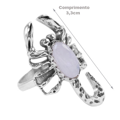 Anel de Prata Escorpião - 65036