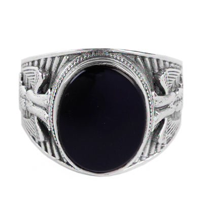 Anel de Prata Águia - 65055