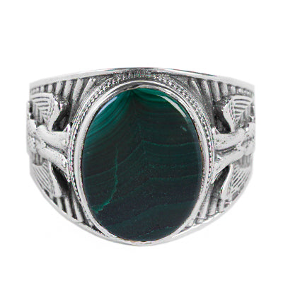 Anel de Prata Águia - 65056