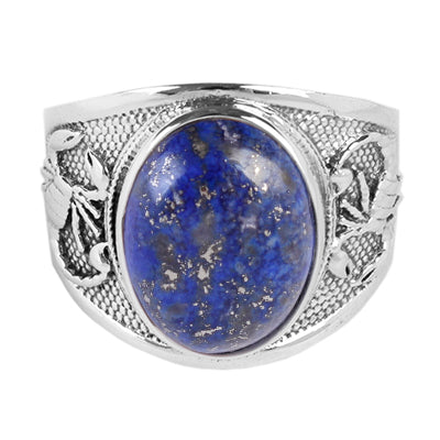 Anel de Prata com Lápis Lázuli - 65064