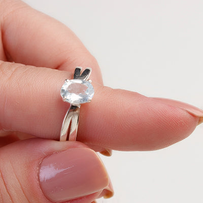 Anel de Prata com Topázio - 65072