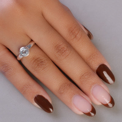 Anel de Prata com Topázio - 65088