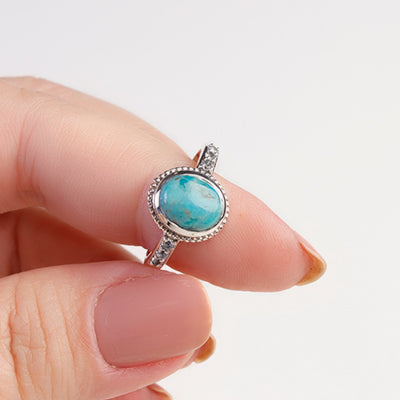 Anel de Prata com Pedras - 65114