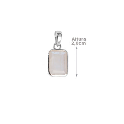 Pingente de Prata com Pedra da Lua - 65142