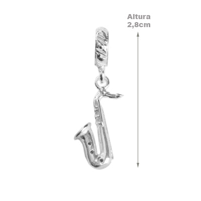 Berloque de Prata Saxofone - 65162