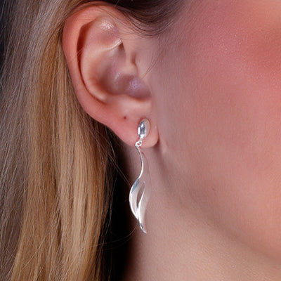 Brinco de Prata Liso - 65166