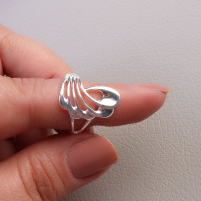 Anel de Prata Vazado - 65173