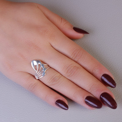 Anel de Prata Vazado - 65173