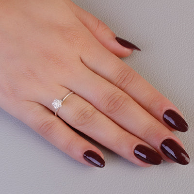 Anel de Prata com Zircônia - 65174