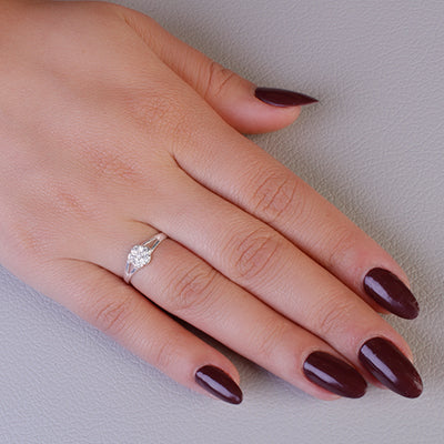 Anel de Prata Flor - 65175