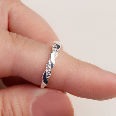 Anel de Prata com Zircônia - 65178