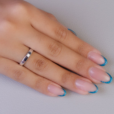 Anel de Prata Solitário - 65179