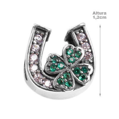 Berloque de Prata com Trevo - 65192