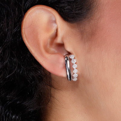 Brinco de Prata Ear Hook - 65197