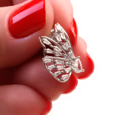 Brinco de Prata Borboleta - 65198