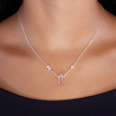 Gargantilha de Prata com Pedras - 65233