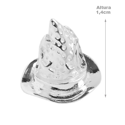 Berloque de Prata Chapéu - 65237