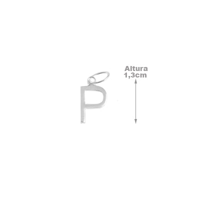 Pingente de Prata Letras - 65268