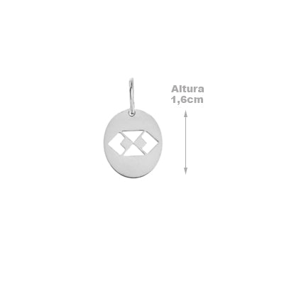 Pingente de Prata Profissão Administração - 65361