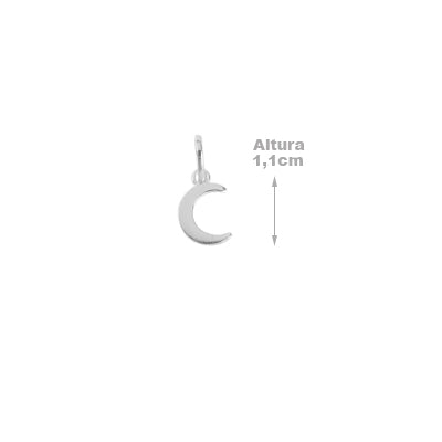 Pingente de Prata Lua - 65380