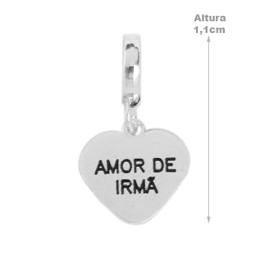 Berloque de Prata Coração - 65446