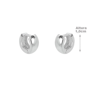 Argola de Prata Lisa - 65514